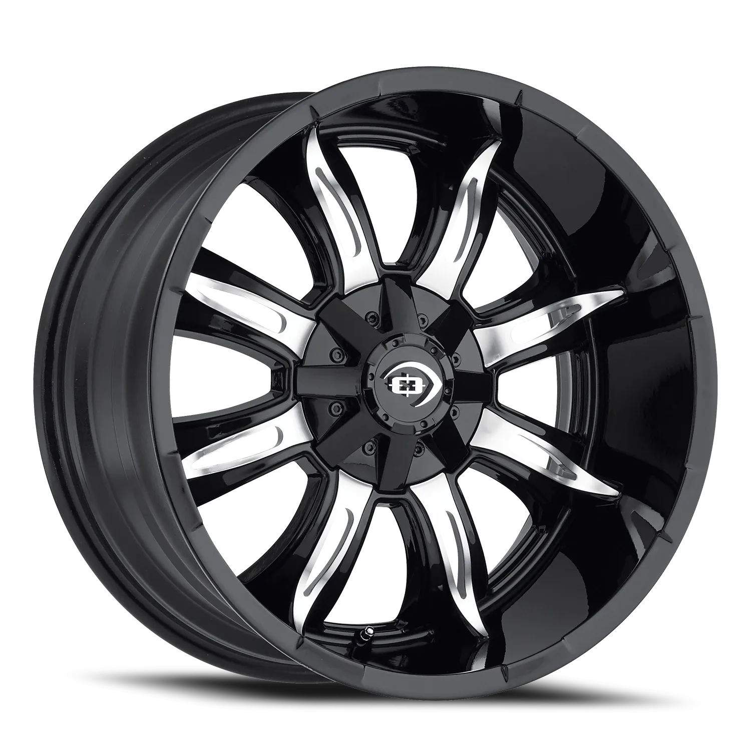 VISION 423 17X9 GLOSS BLACK MACHINED FACE